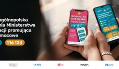 116 111 i 116 123. Ministerstwo Cyfryzacji promuje linie z pomocą psychologiczną