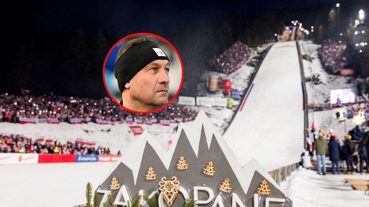 Getty Images / Daniel Kopatsch/NurPhoto / Wielka Krokiew i Sandro Pertile