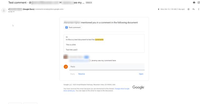 Atak phishingowy z wykorzystaniem funkcji komentarzy w Google Docs