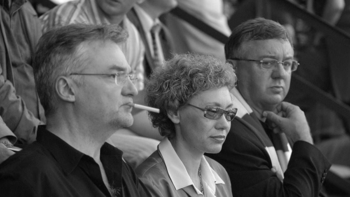 Newspix / MACIEJ GILLERT / AGENCJA PRZEGLAD SPORTOWY / Na zdjęciu: Jerzy Pilch w towarzystwie Janusza Filipiaka