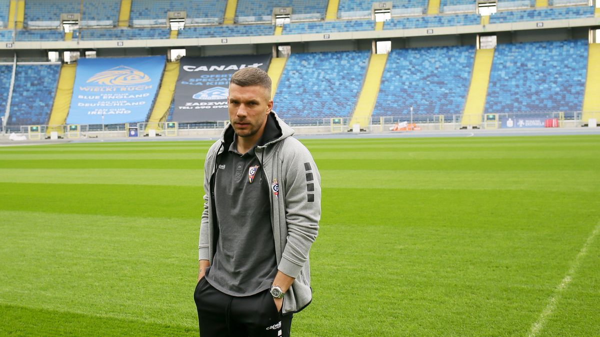 PAP / PAP/Jarek Praszkiewicz / Lukas Podolski po raz pierwszy zagra na Stadionie Śląskim