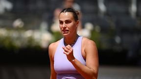 Aryna Sabalenka wystartowała w Rzymie. Odrobina stresu na początku meczu