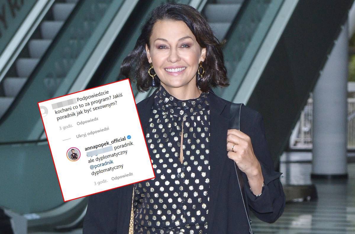 Anna Popek, zdaniem internautów, mogłaby doradzać innym, jak być seksowną 