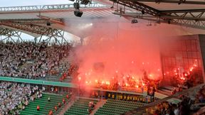 Będą kary od UEFA? Zobacz, co zrobili kibice gości na stadionie Legii