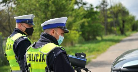 Akcja policji. Kulminacja to "maraton szybkości"