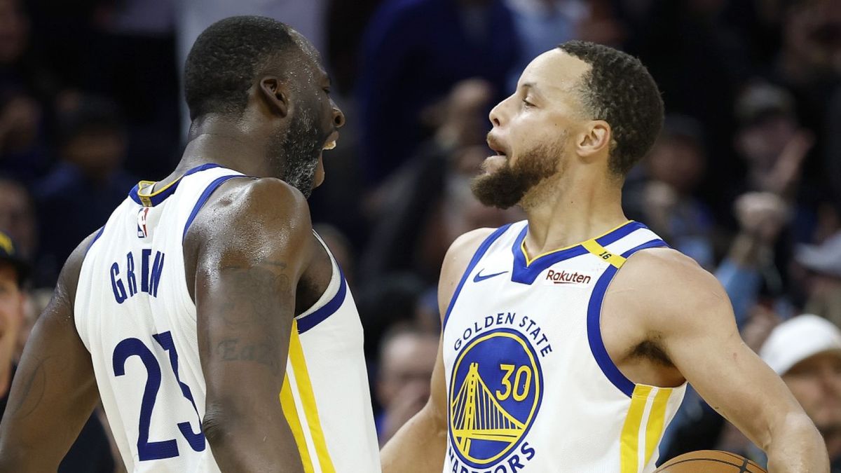 Getty Images / Na zdjęciu: Draymond Green i Stephen Curry