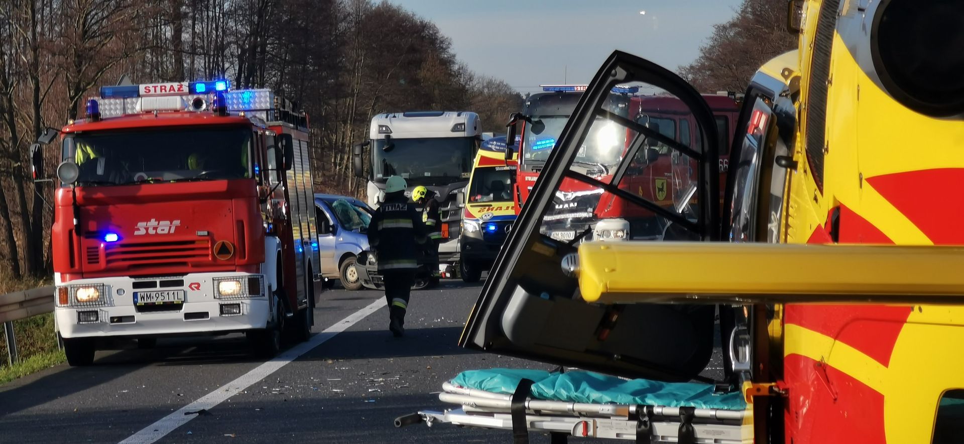 Dramat w Rząśniku. Ucierpiały dzieci