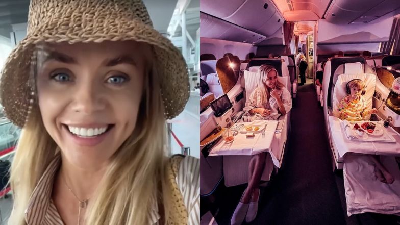 Anna Skura zabrała córkę w podróż klasą biznes
