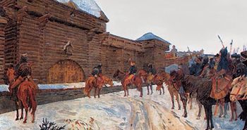 Zdobycie Kijowa przez Mongołów. Miasto utopiono we krwi