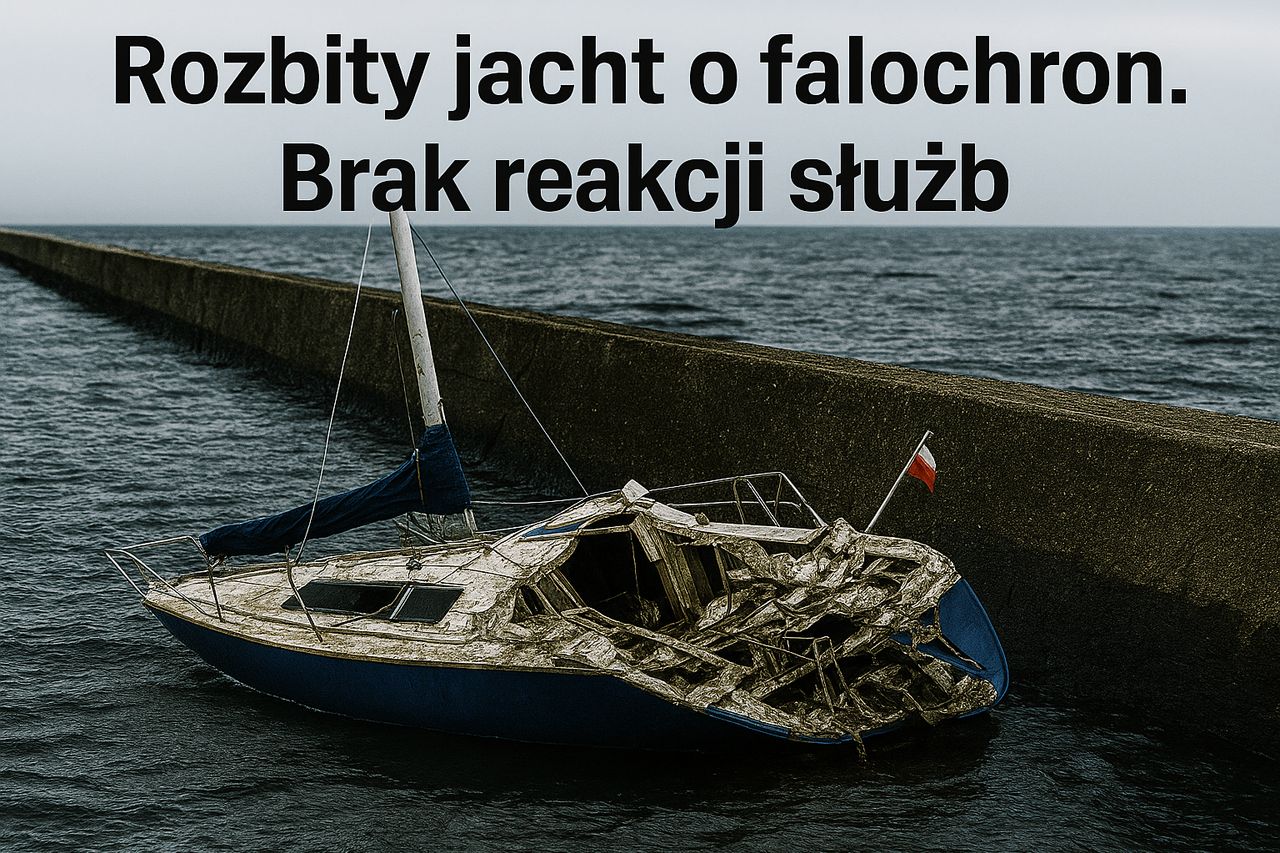 Rozbity jacht w Gdańsku. Pytania o bezpieczeństwo Polski