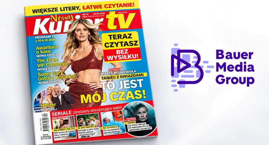"Kurier TV" zmienia się po 30 latach na rynku. Większa czcionka i więcej stron