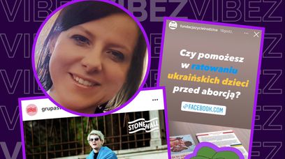 Kaja Godek i jej fundacja "pomaga" kobietom z Ukrainy. Rozdaje ulotki z rozerwanymi płodami