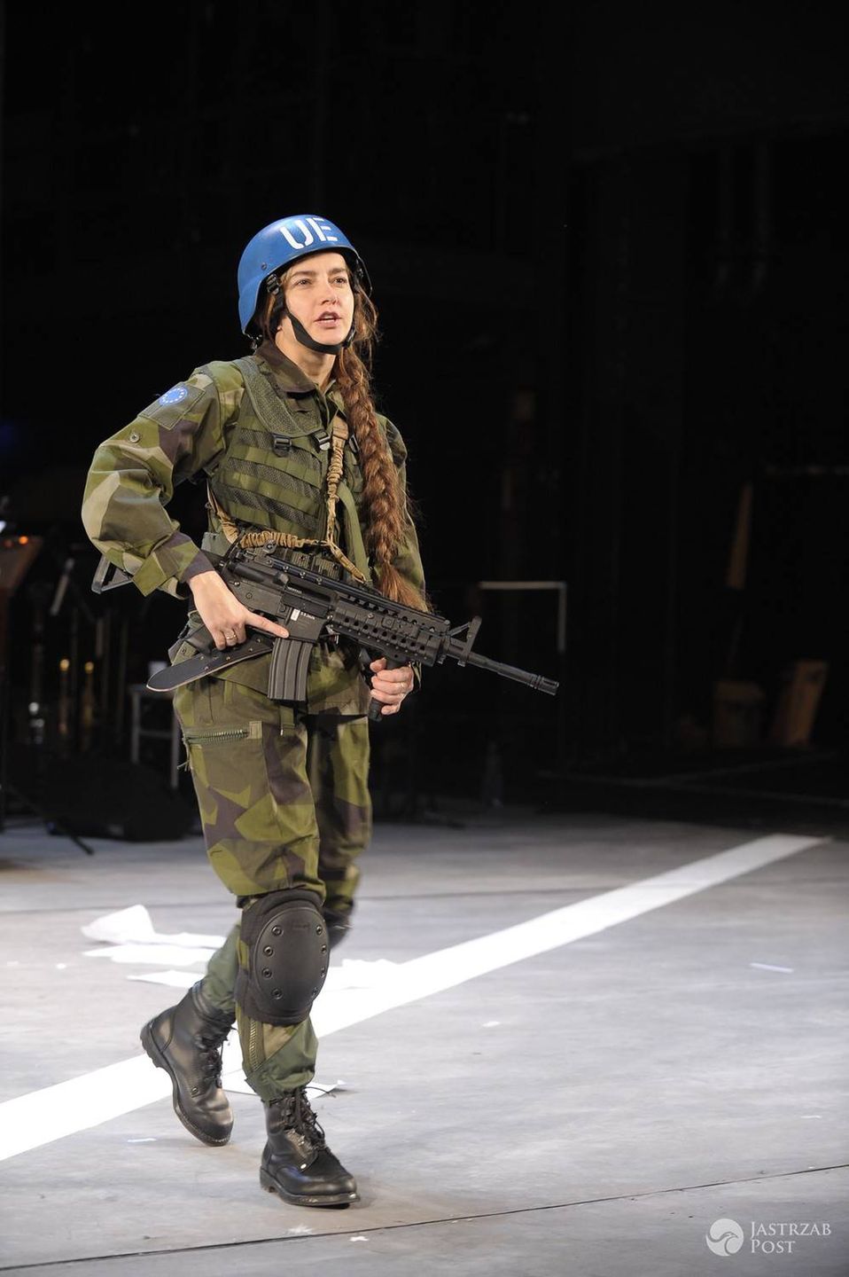 Kamilla Baar - Kochańska - próba spektaklu Matka Courage i jej dzieci