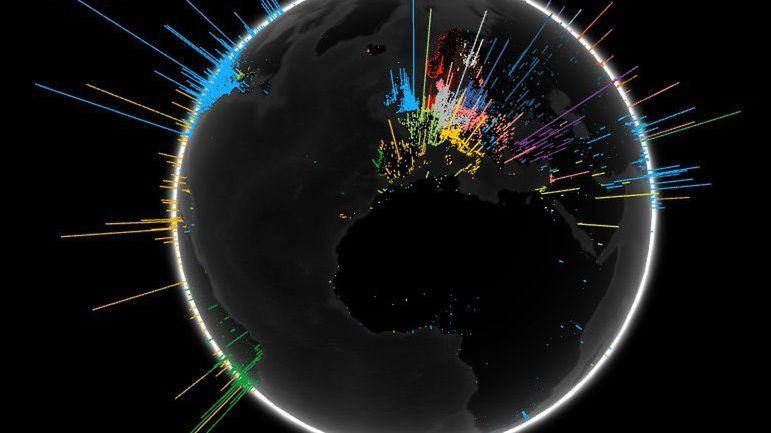 Interaktywna mapa wyszukiwań Google w 3D! 1