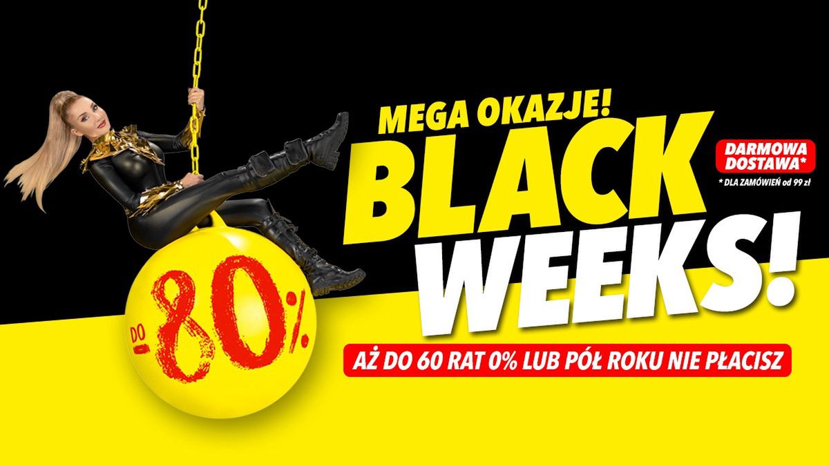 Media Expert: Black Friday trwa tydzień! Nawet do -80%!