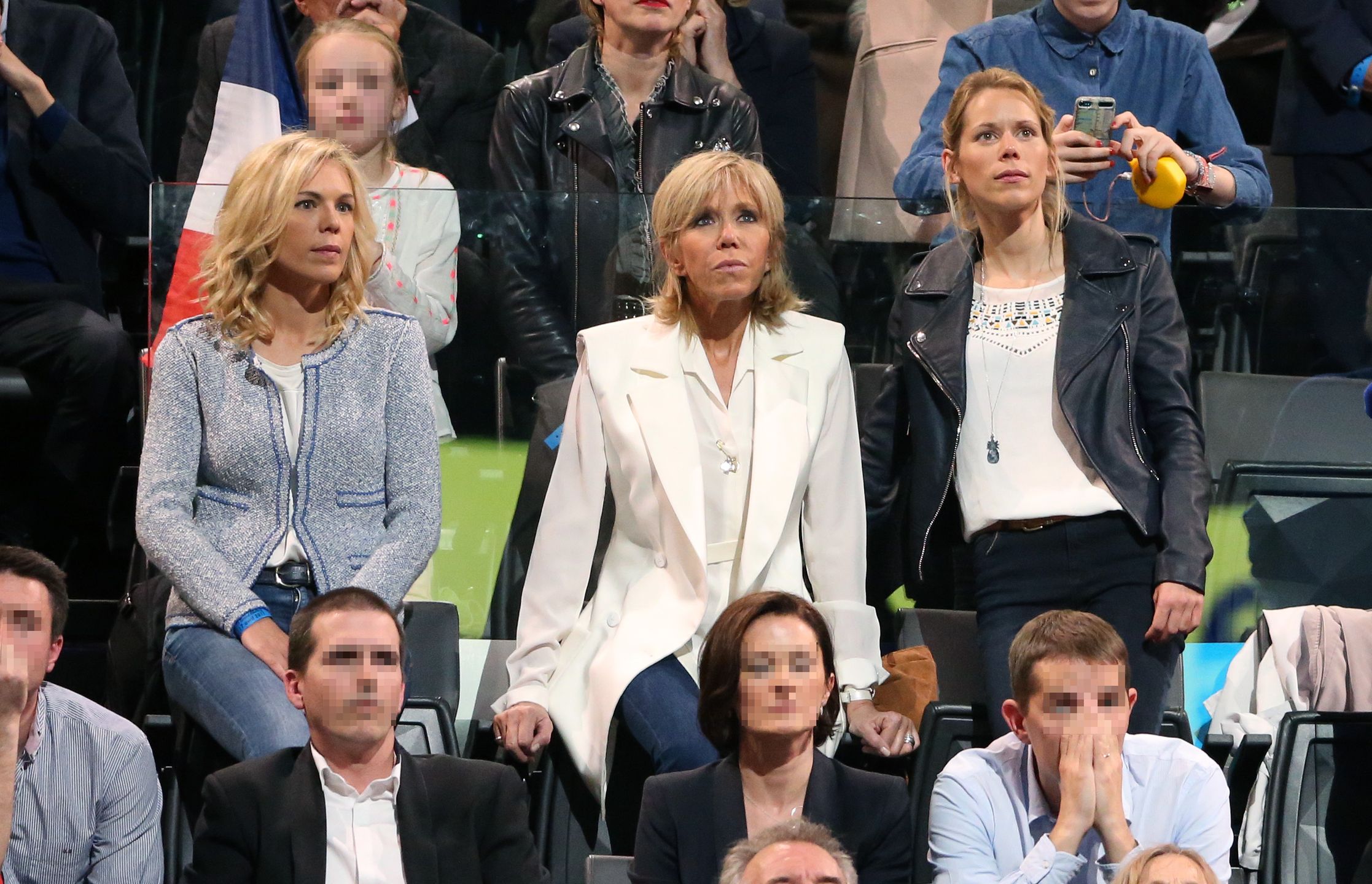 Brigitte Macron z córkami