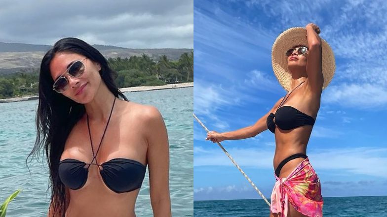 46-letnia Nicole Scherzinger prezentuje BOSKIE KSZTAŁTY w bikini, żeglując po oceanie. Towarzyszył jej młodszy o 7 lat narzeczony (FOTO)