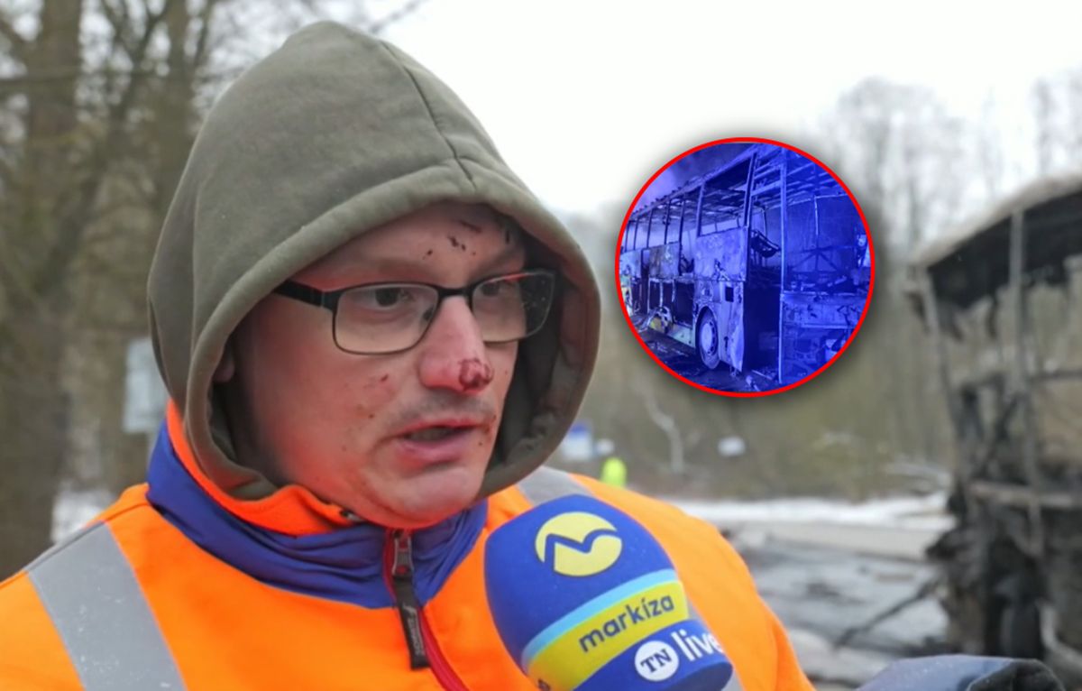 Wypadek FilxBusa na Słowacji. Kierowca ciężarówki zabrał głos
