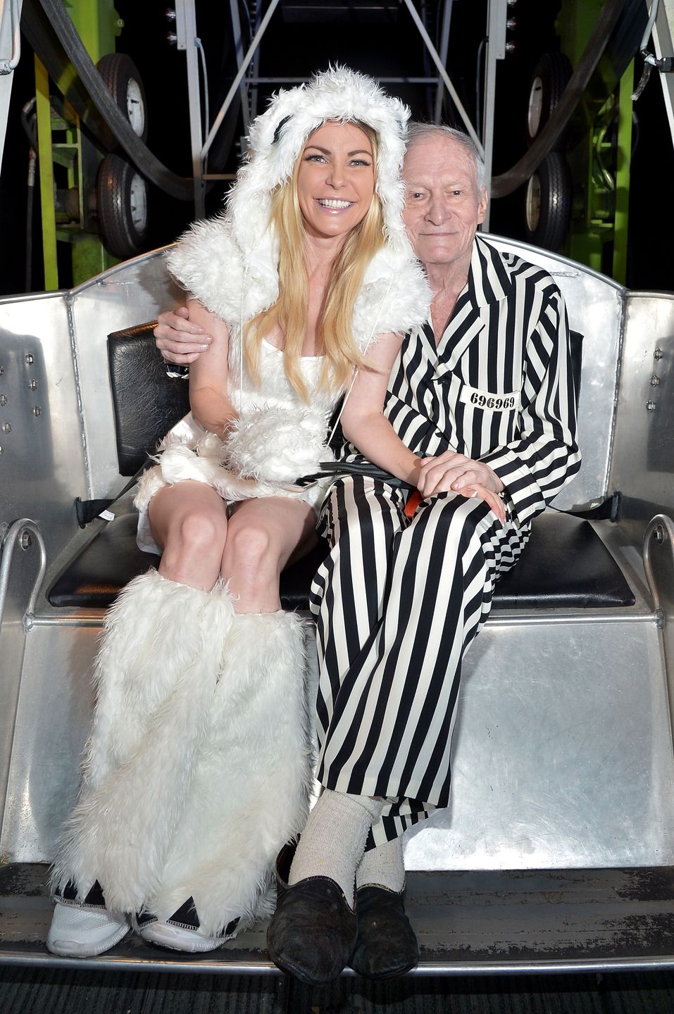 Crystal Harris i Hugh Hefner