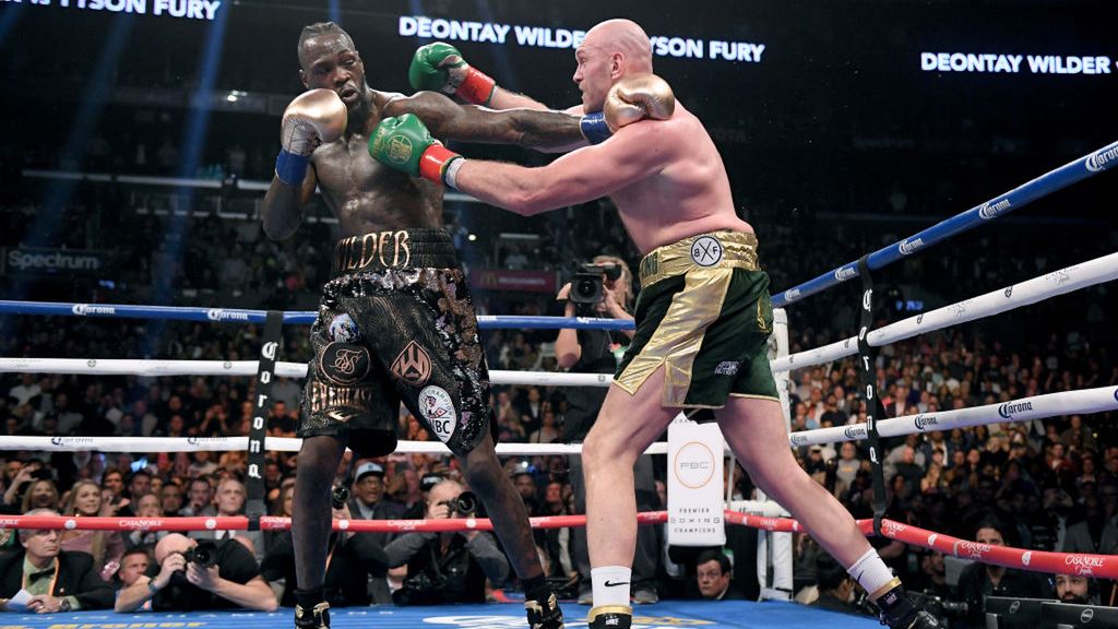 Getty Images / Harry How / Na zdjęciu: Deontay Wilder i Tyson Fury