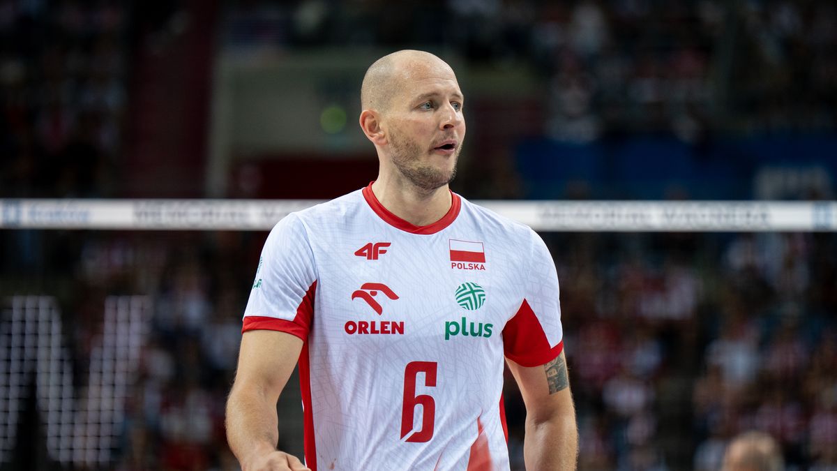 Bartosz Kurek plays during a match between Poland and Argentina at the XXII Memorial of Hubert Jerzy Wagner, a volleyball international friendly tournament, in Krakow, Poland, on August 31, 2025. (Photo by Marcin Golba/NurPhoto via Getty Images)