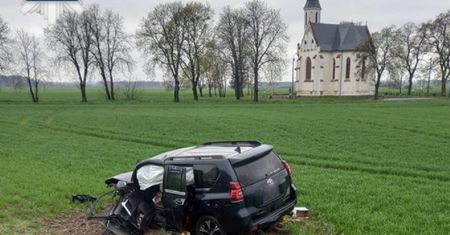 Tragiczny wypadek pod Nysą. Dwie osoby nie żyją