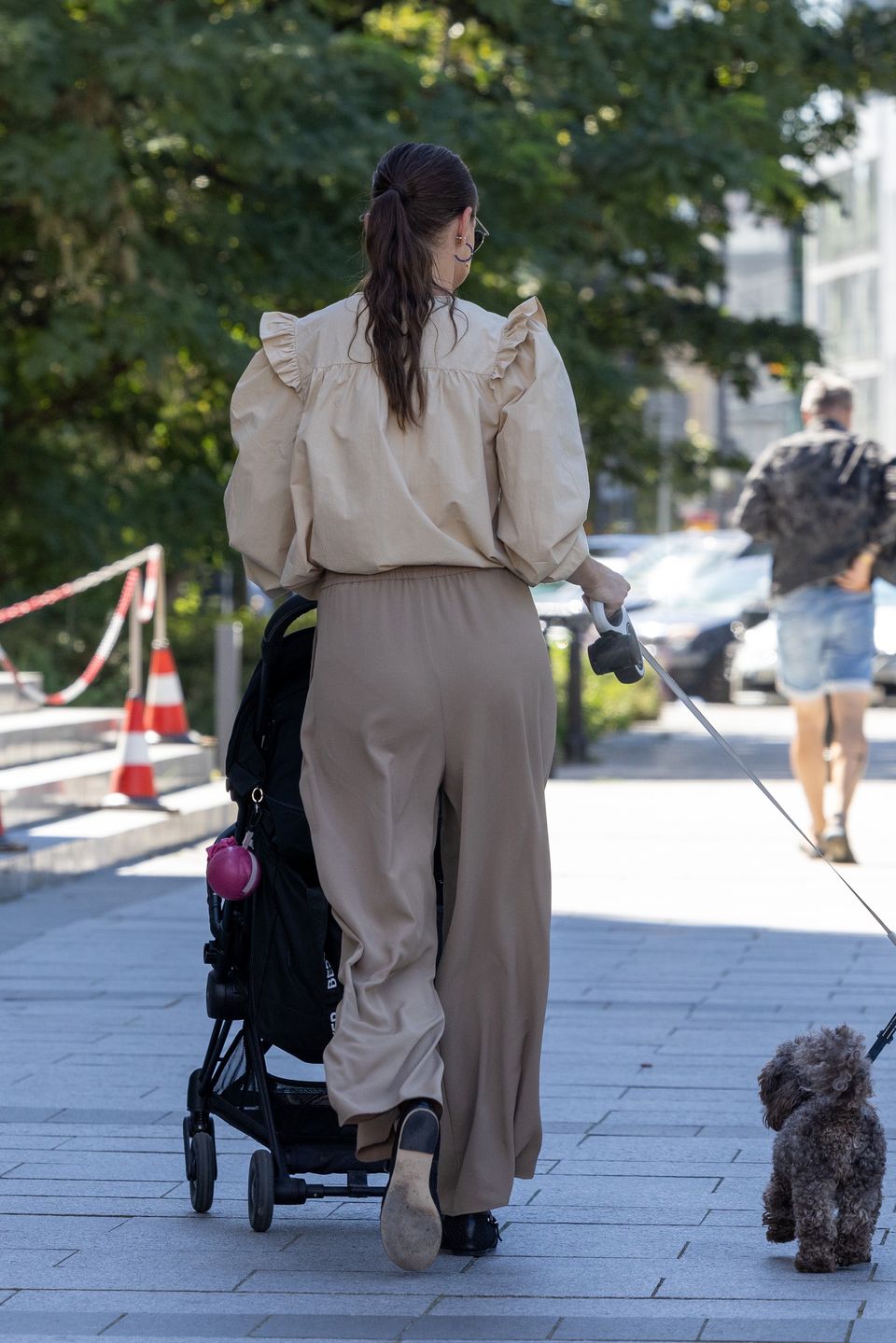 Katarzyna Sokołowska spaceruje z 2-letnim synem