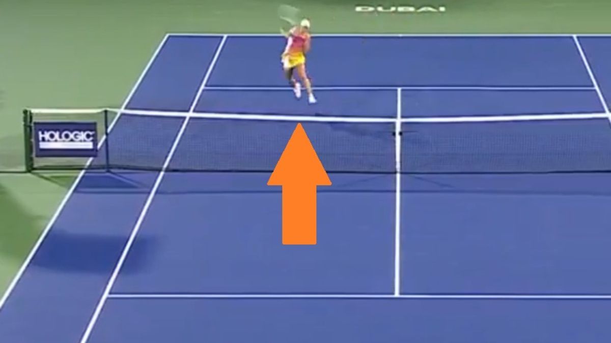 Twitter / WTA / Iga Świątek w meczu z Wiktorią Azarenką