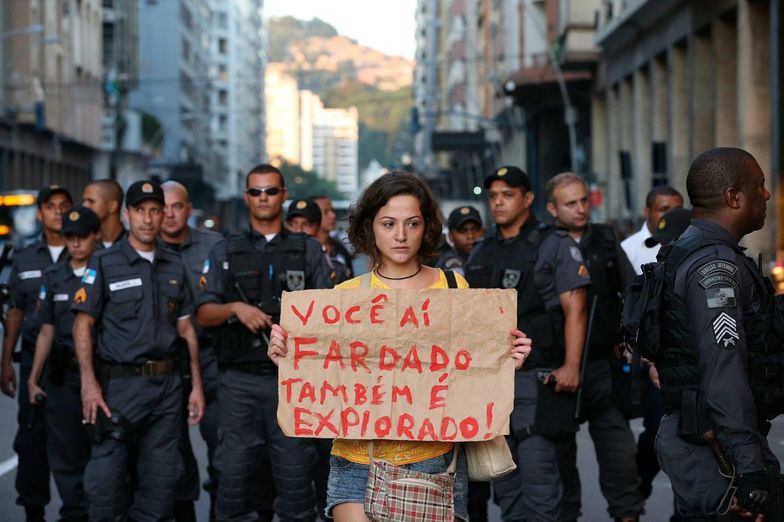 Demonstracje w Brazylii i wielkie starcia z policją