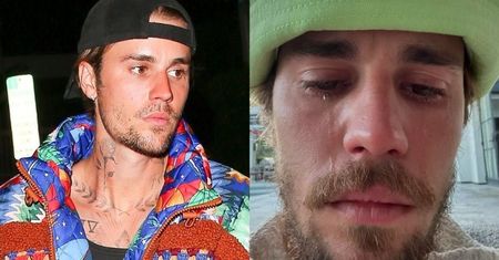 Justin Bieber ZALAŁ SIĘ ŁZAMI. Fani martwią się o stan piosenkarza (ZDJĘCIA)