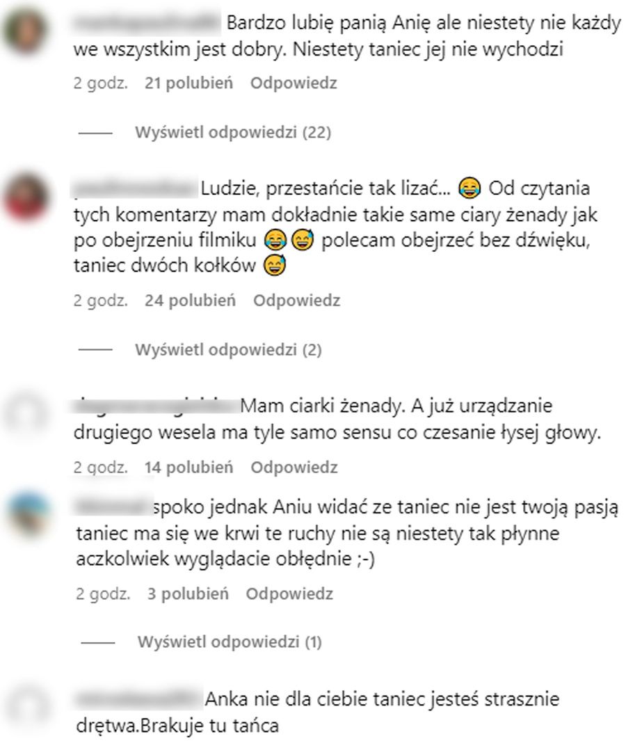 Internauci komentują taniec Lewandowskich