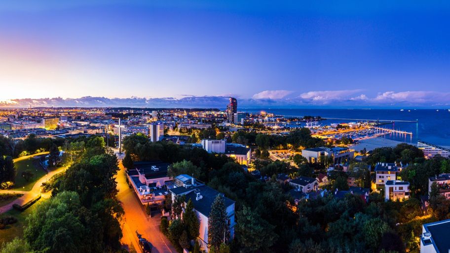 Panorama miasta z Kamiennej Góry