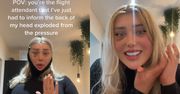 Tiktokerka po operacji plastycznej opisuje lot samolotem: "Tył mojej głowy EKSPLODOWAŁ"