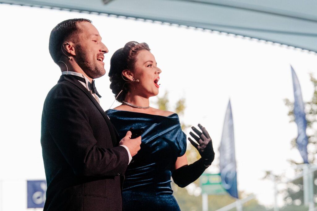 Adam Walasek i Iryna Melnyk w „Powróćmy jak za dawnych lat” © Miasto Biała Podlaska