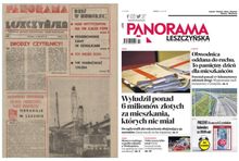 Zrzuty ekranu okładek "Panoramy Leszczyńskiej". 