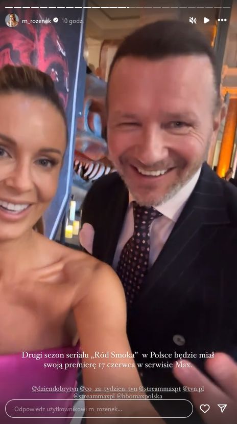 Małgorzata Rozenek i Paulina Krupińska na europejskiej premierze. Byli z nimi mężowie