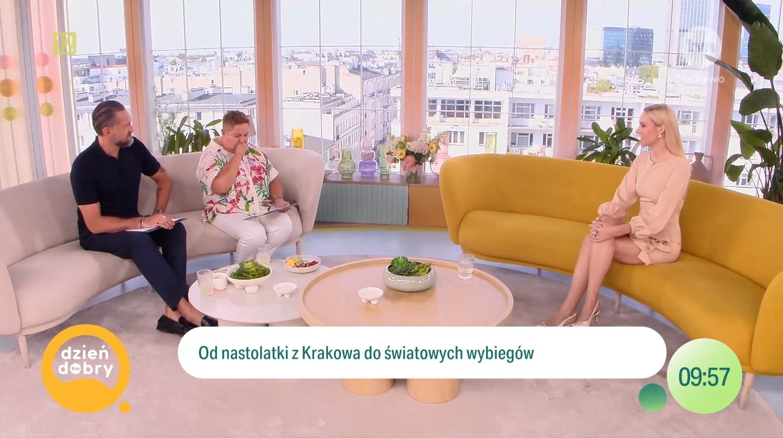 Dorota Wellman i Marcin Prokop w programie "Dzień Dobry TVN"
