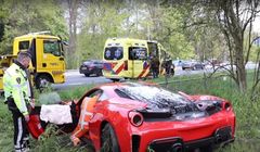 Pijany Holender rozbił samochód Ferrari warty 350 tys. euro