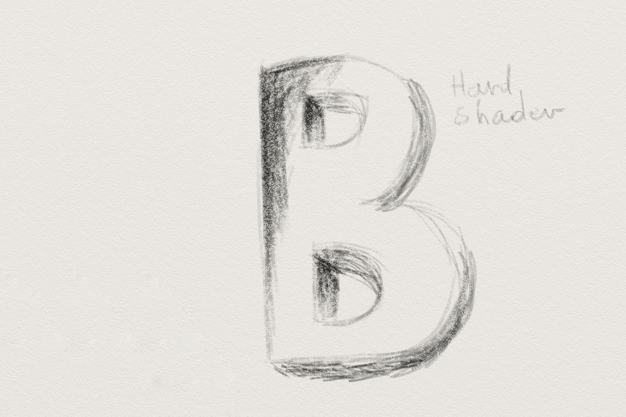 ArtRage, ołówek „Hard shader”