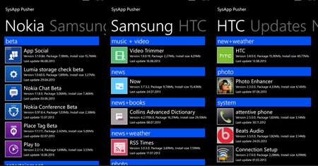 SysApp Pusher pomoże zaktualizować oprogramowanie OEM w Windows Phone