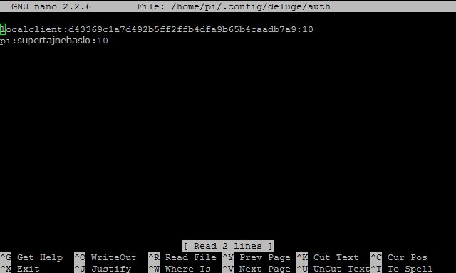 Raspberry Pi – torrentowy serwer – część 2, czyli treść właściwa