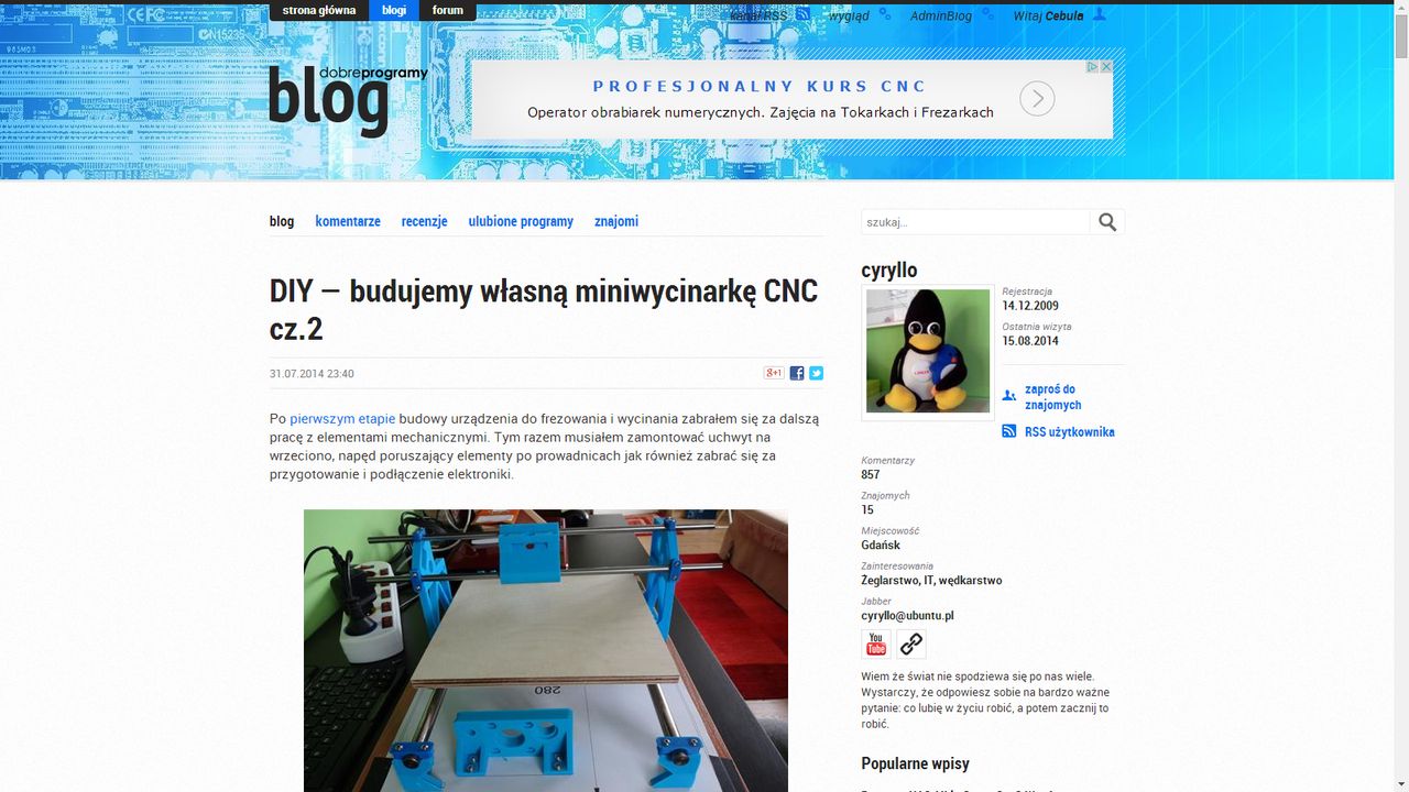 Nagradzamy najlepszych blogerów lipca! Zachęcamy wszystkich do blogowania, kolejne nagrody czekają...