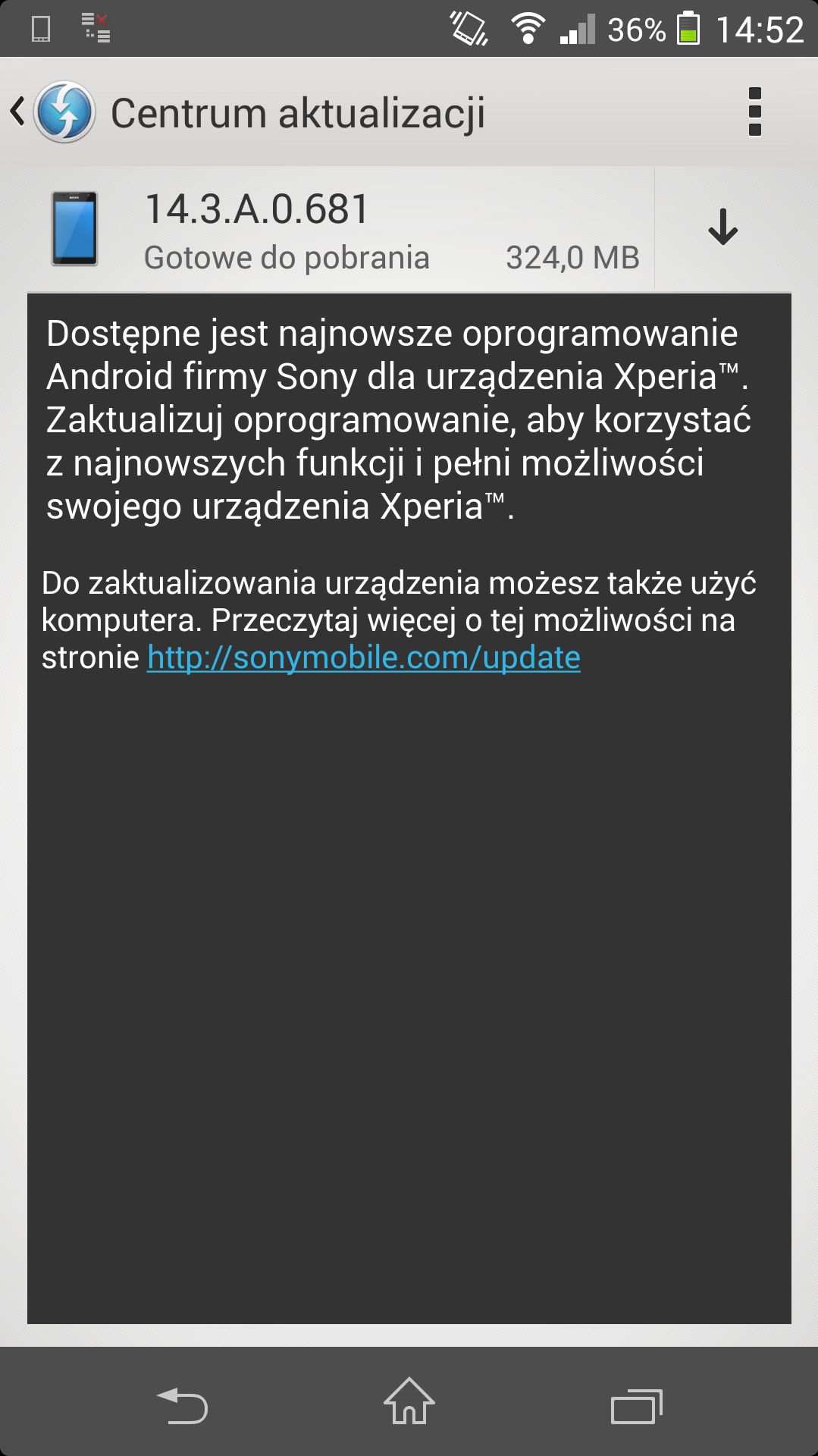 Baton dla Z1, czyli rzut oka na Androida 4.4 dla Sony Xperia Z1