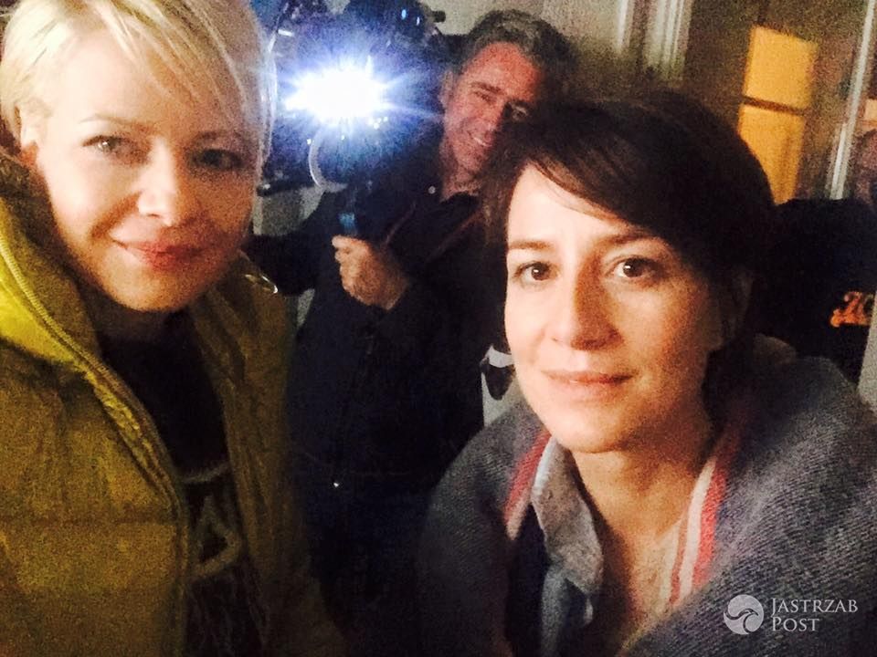 Zdjęcia zza kulis serialu Druga szansa, Małgorzata Kożuchowska, Maja Ostaszewska, fot: Facebook
