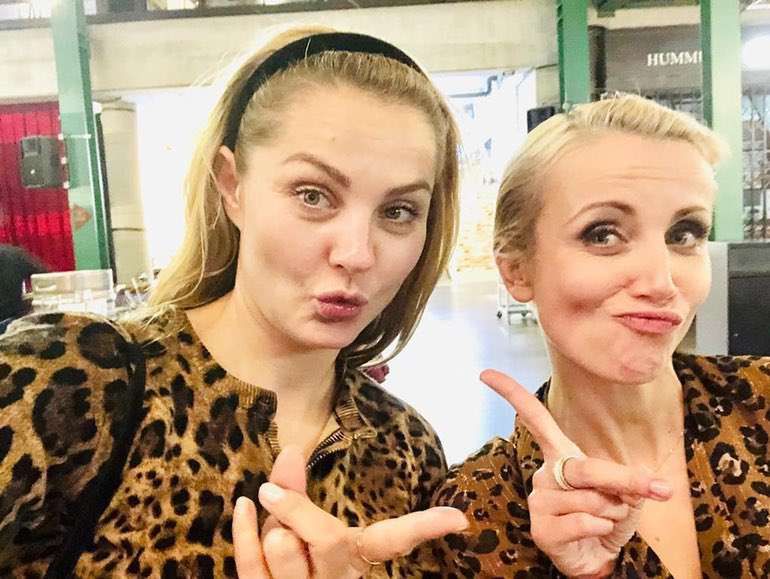Kasia Zielińska i Małgorzata Socha w takich samych zwierzęcych stylizacjach