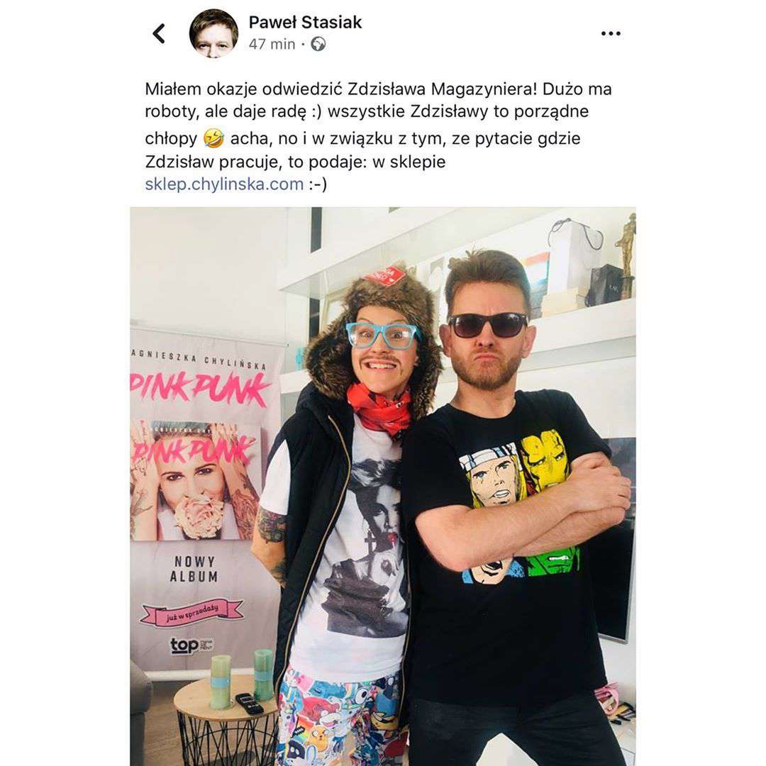 Agnieszka Chylińska została magazynierem Zdzisławem - promocja nowej płyty