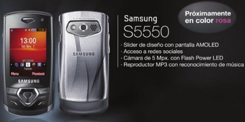 Kolejny slider Samsunga: S5550