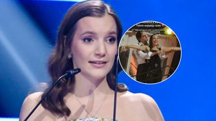 Sanah na oczach tysięcy wskoczyła w ramiona męża. Odtworzyli ikoniczny moment z "Titanica" [WIDEO]