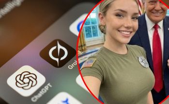 Prawda o blondynce w mundurze wyszła na jaw. W sieci zawrzało