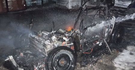 Pożar elektryka w Janowie Lubelskim. Szybka reakcja nic nie dała
